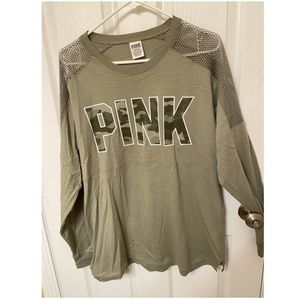 VS Pink Varsity Tee